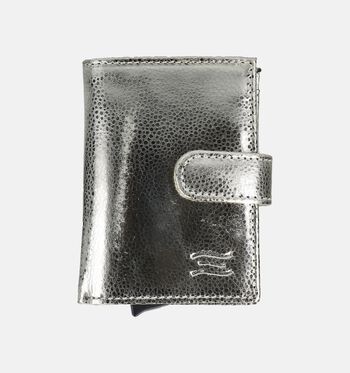 Crinkles Portemonnees Zwart/Wit/Beige/Goud/Cognac/Bruin/Blauw/Rood/Groen/Grijs