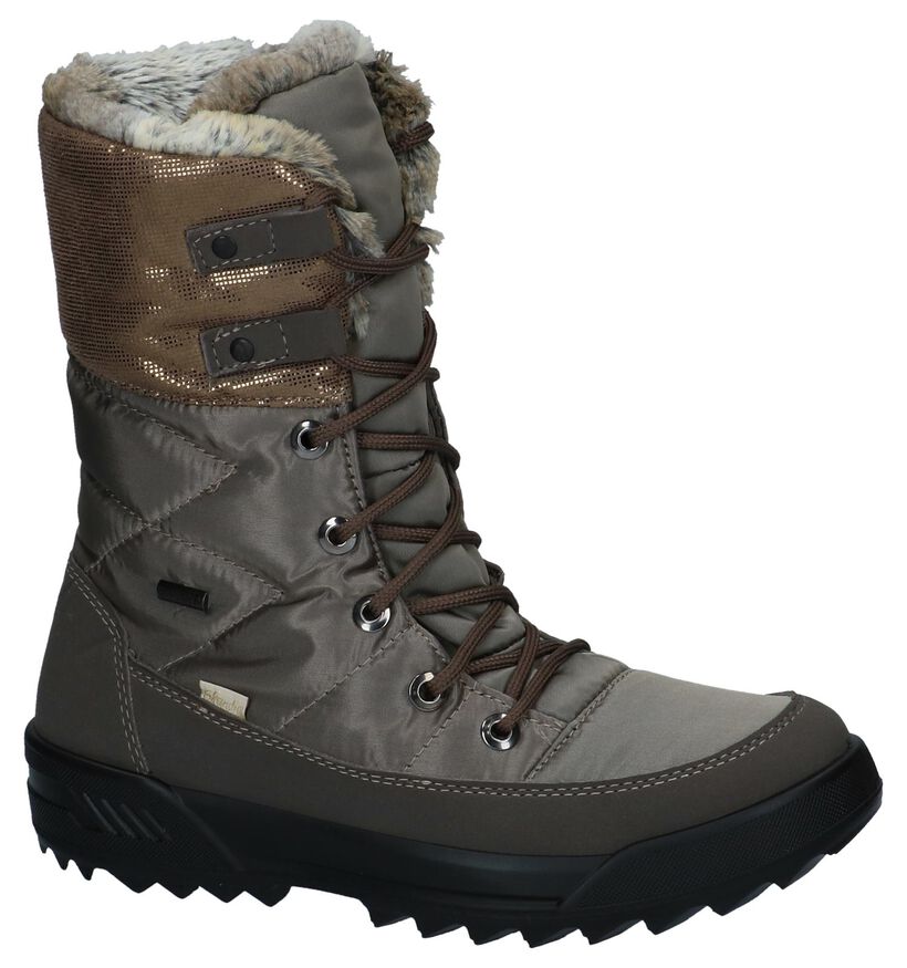 Skandia Bottes de neige en Taupe en synthétique (223800)