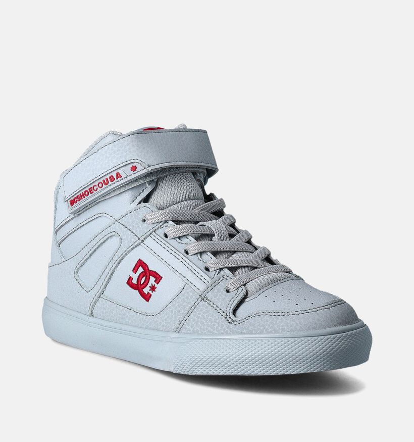 DC Shoes Pure High Top Grijze Skate sneakers voor jongens (350866)