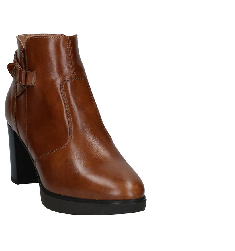 NeroGiardini Cognac Enkellaarzen in leer (278978)