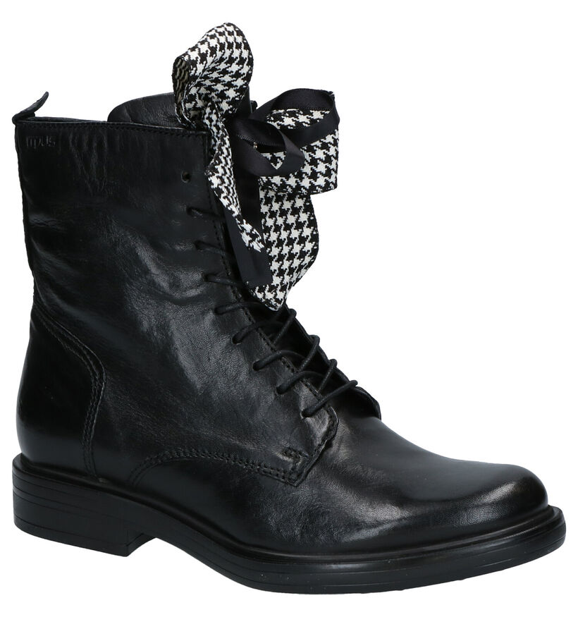 Mjus Zwarte Boots in leer (258282)