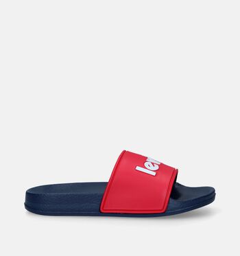 Badslippers blauw