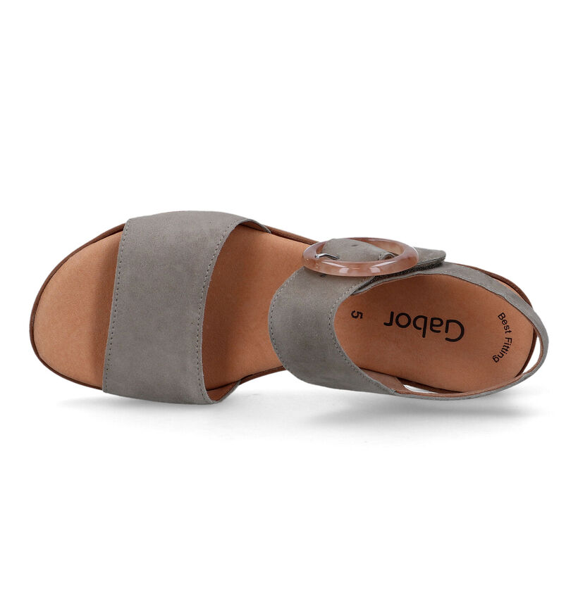 Gabor Best Fitting Kaki Sandalen voor dames (323103)