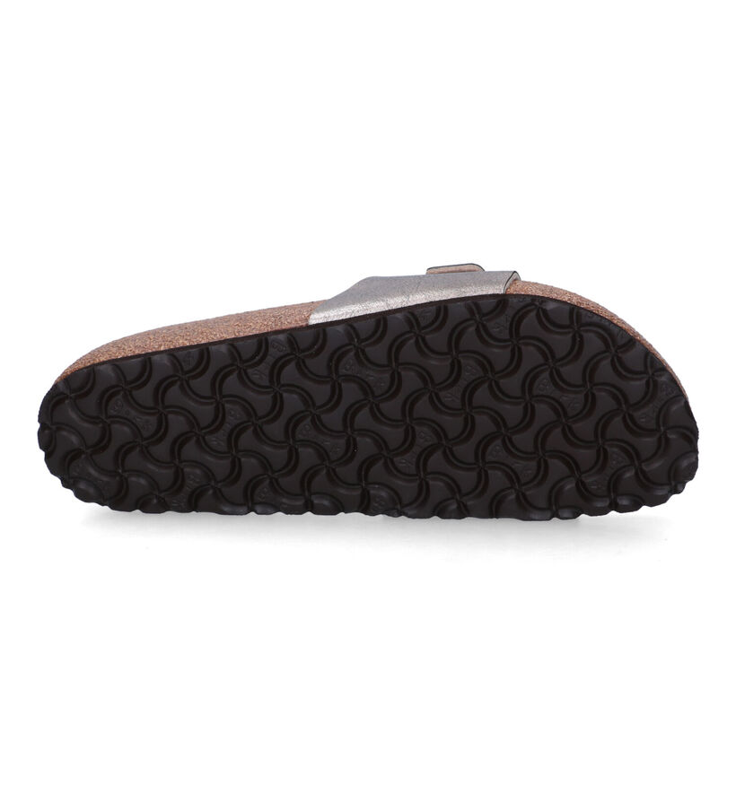 Birkenstock Madrid Birko-Flor Witte Slippers voor dames (338044)