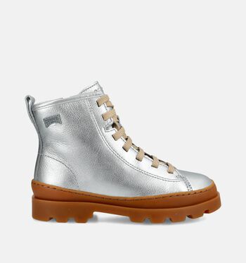 Camper High Boots Zwart/Cognac/Zilver