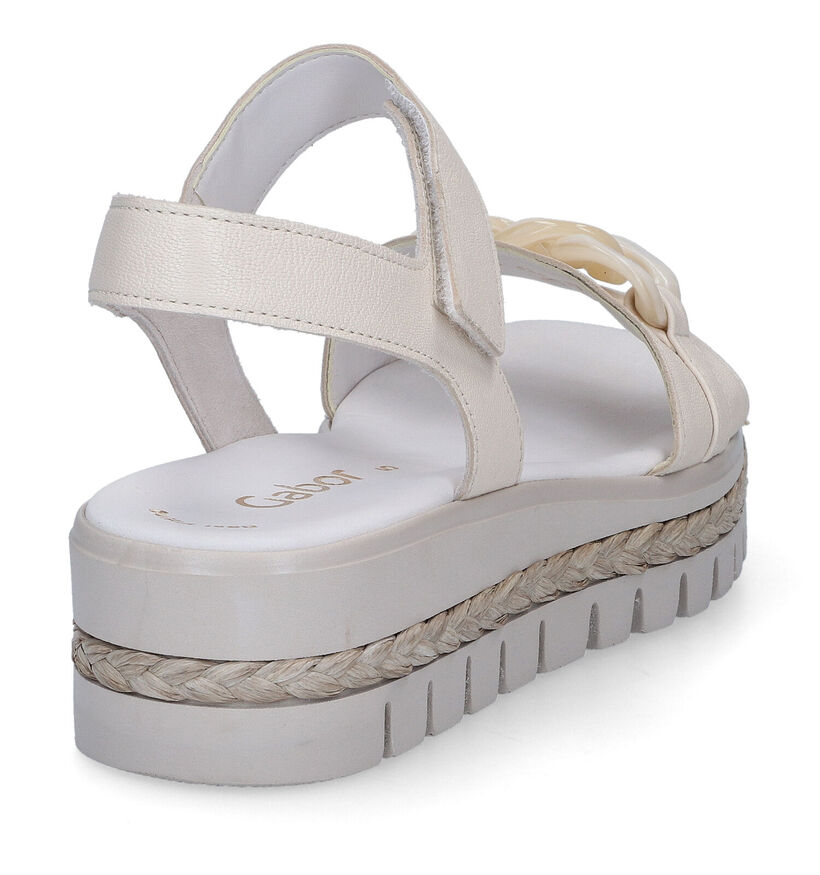 Gabor Best Fitting Sandales en Écru pour femmes (308414)