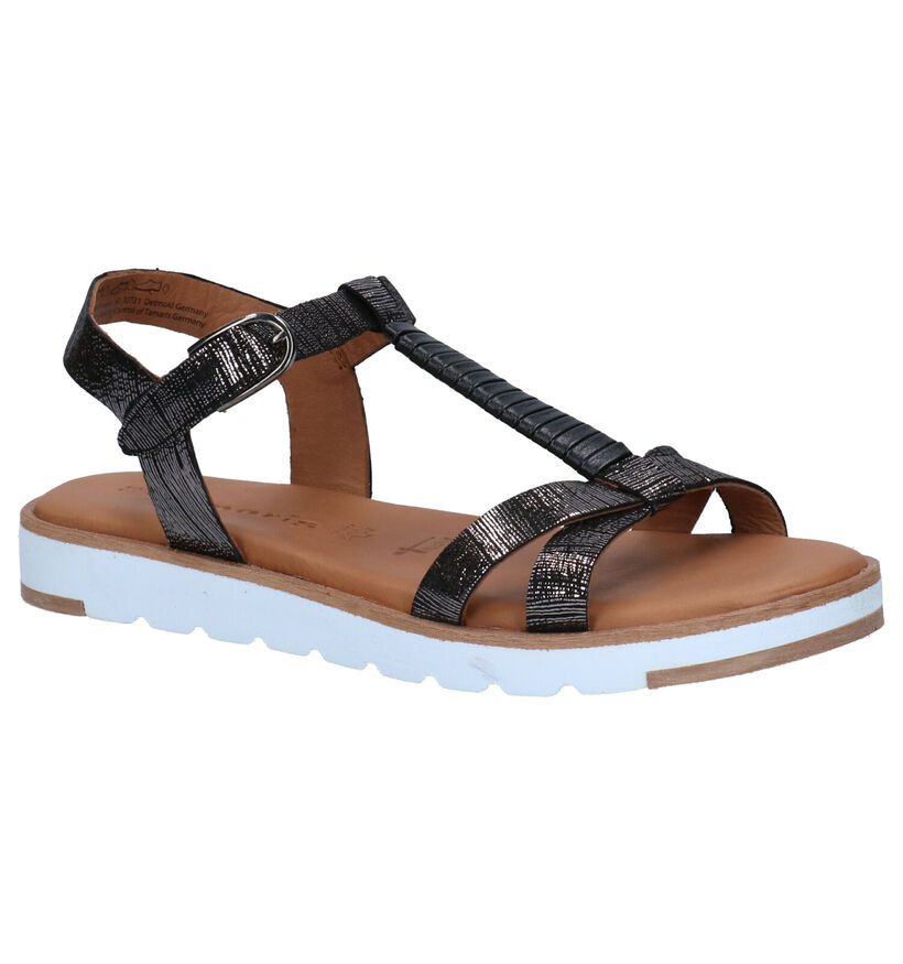 Tamaris Sandalen Zilver in leer (269905)