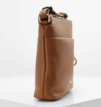 L.Credi Sacs porté croisé Noir/Cognac/Vert