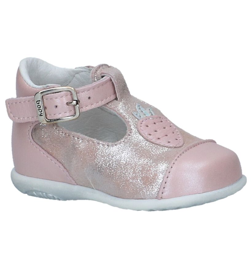 Bopy Chaussures pour bébé  en Rose en cuir (242834)
