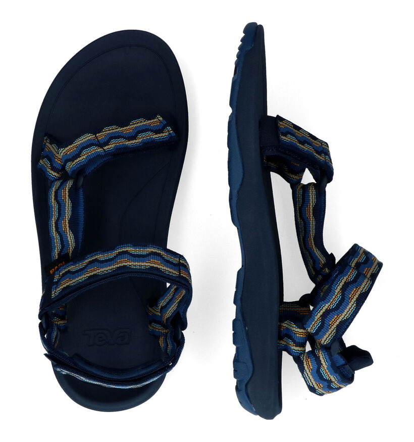 Teva Hurricane Blauwe Sandalen in stof (322218)