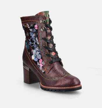 Laura Vita Bottines Bordeaux