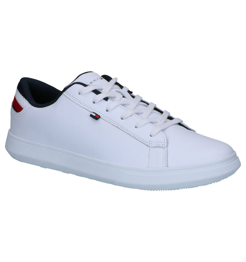 Tommy Hilfiger Essential Witte Sneakers in leer (252673)