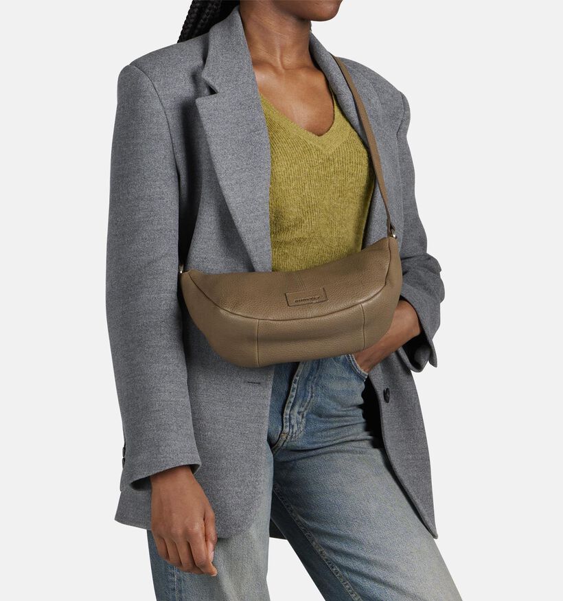 Burkely Skylar Sac porté croisé en Taupe pour femmes (347890)