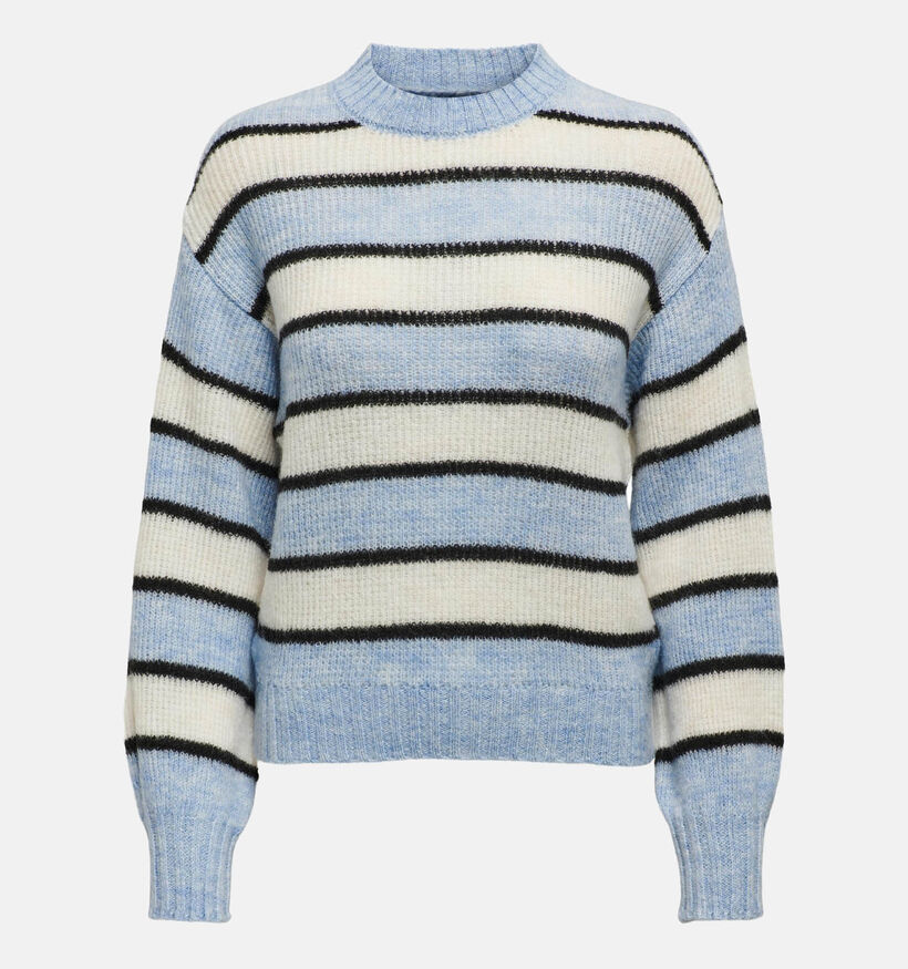 JDY Yelva Pull Rayé en Bleu pour femmes (335390)