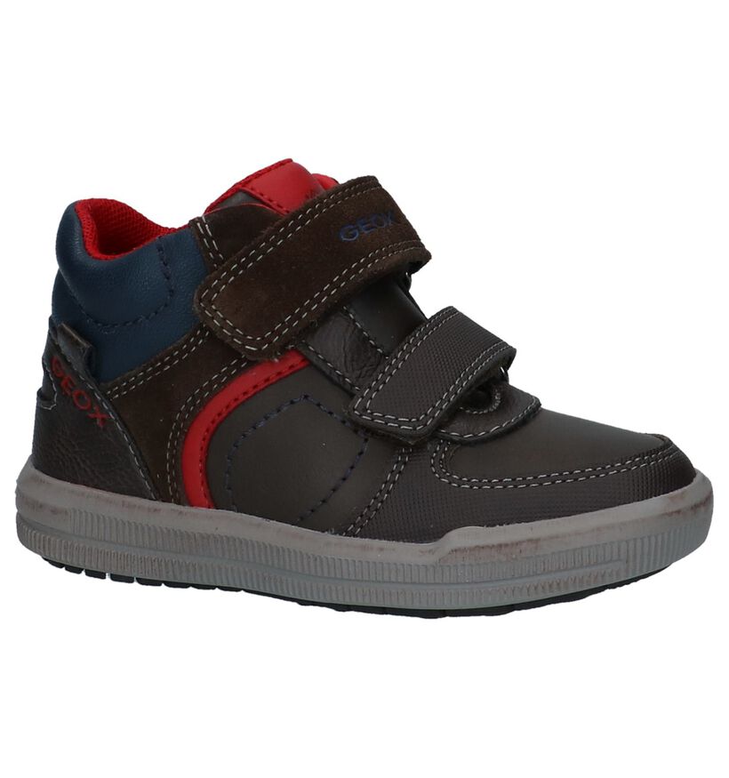 Geox Chaussures hautes en Brun foncé en simili cuir (223169)