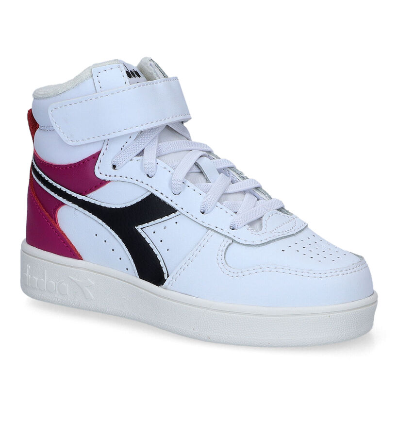 Diadora Magic Witte Sneakers in kunstleer (302947)