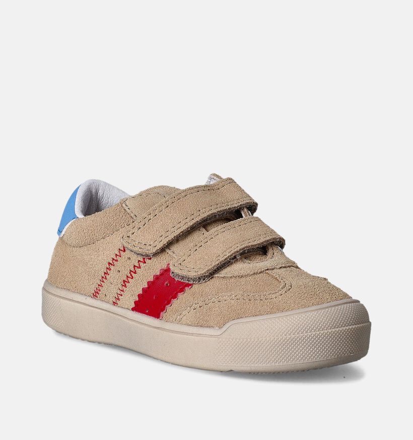 Naturino Riby Beige Velcroschoenen voor jongens (355496) - geschikt voor steunzolen