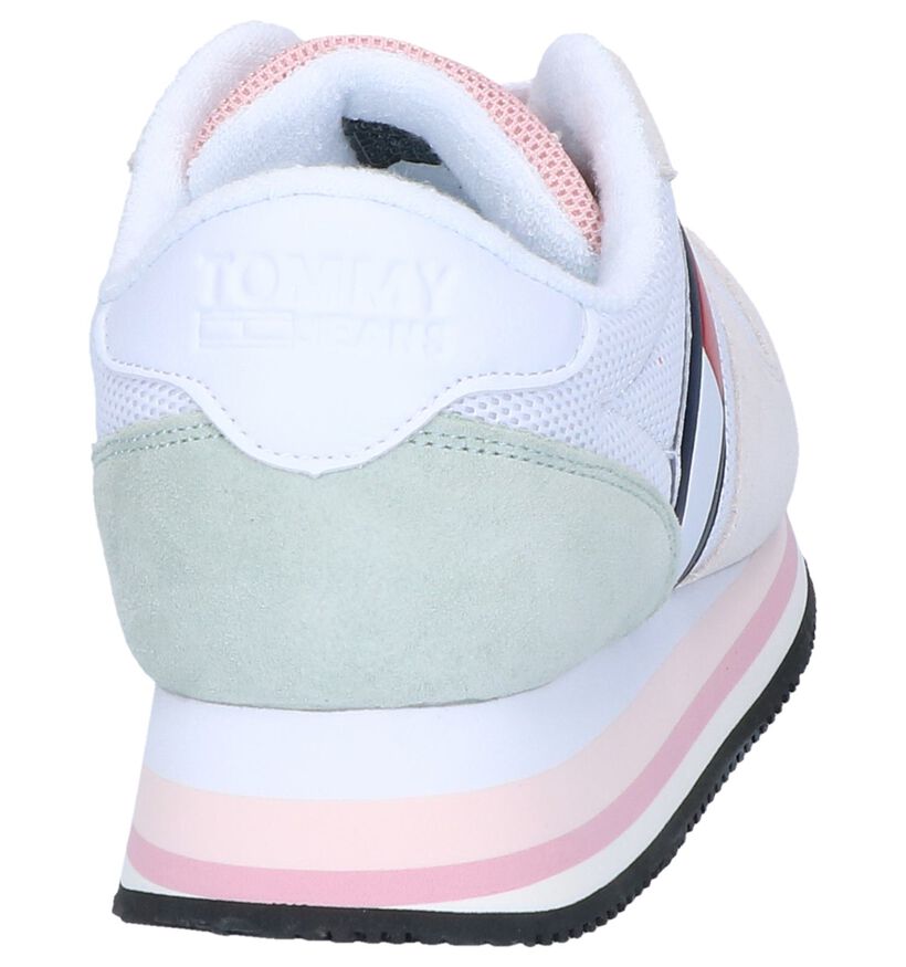 Tommy Jeans Baskets basses en Blanc en daim (241772)