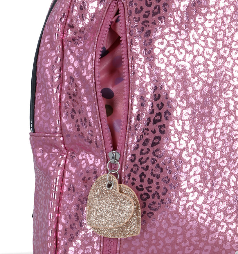 Zebra Roze Rugzak in kunstleer (328798)
