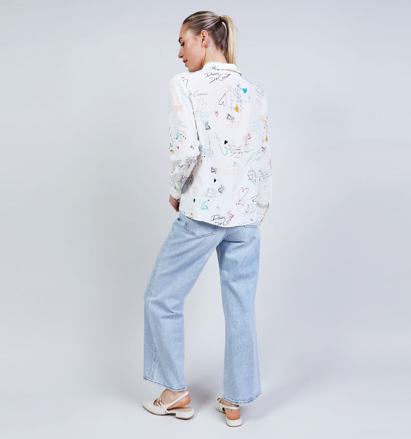 Vila Debbie Ace Blouse en Beige pour femmes (368105)