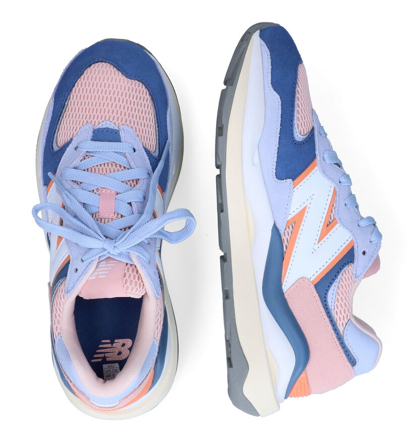 New Balance W5740 Baskets en Bleu pour femmes (301908) - pour semelles orthopédiques