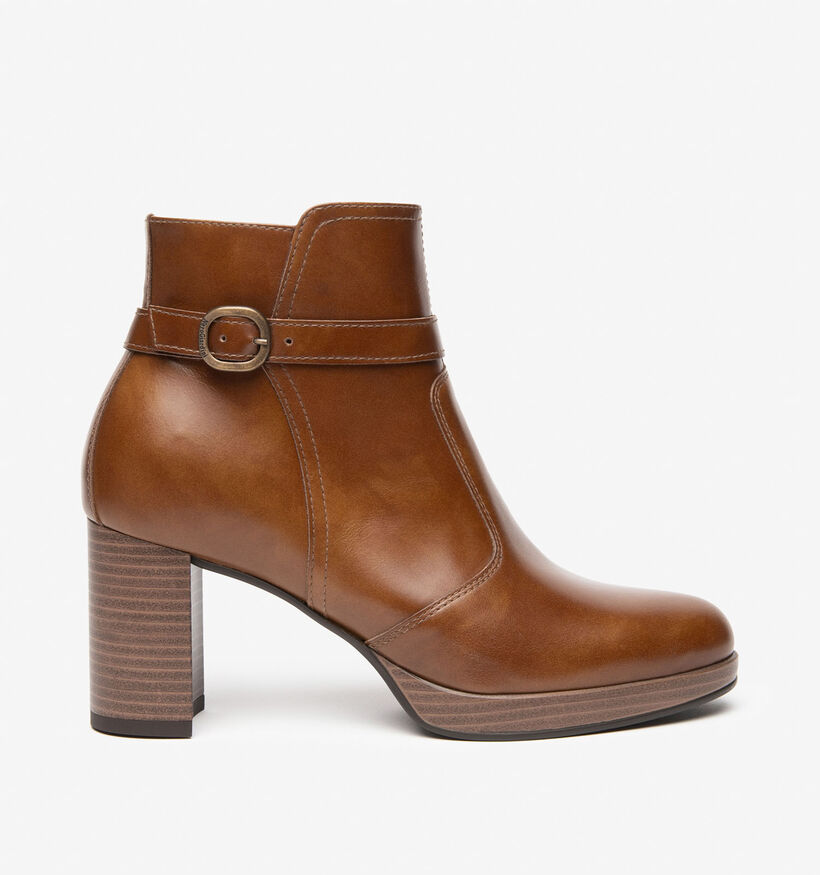 NeroGiardini Bottines à talons en Cognac pour femmes (363906)