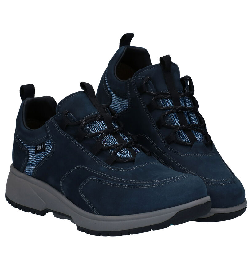 Xsensible Uppsala Blauwe Wandelschoenen in nubuck (284949)