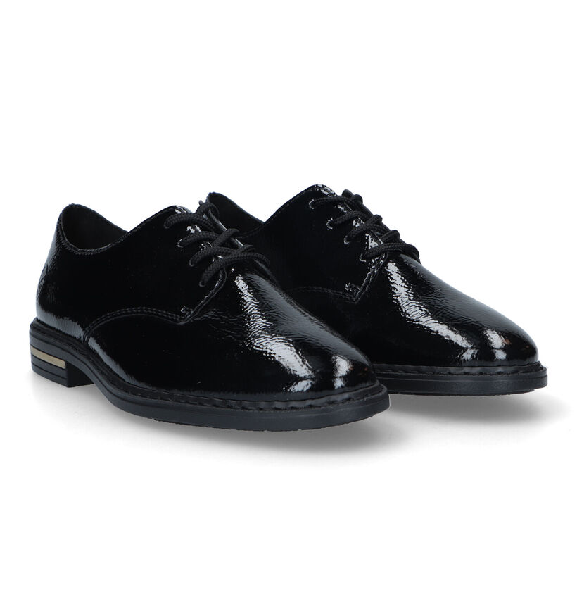 Rieker Chaussures à lacets en Noir pour femmes (328434)