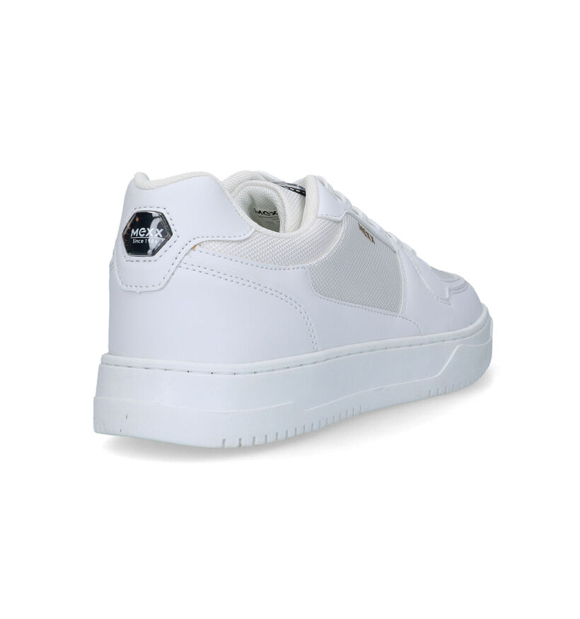 Mexx Kendrick Witte Veterschoenen in stof (320933)