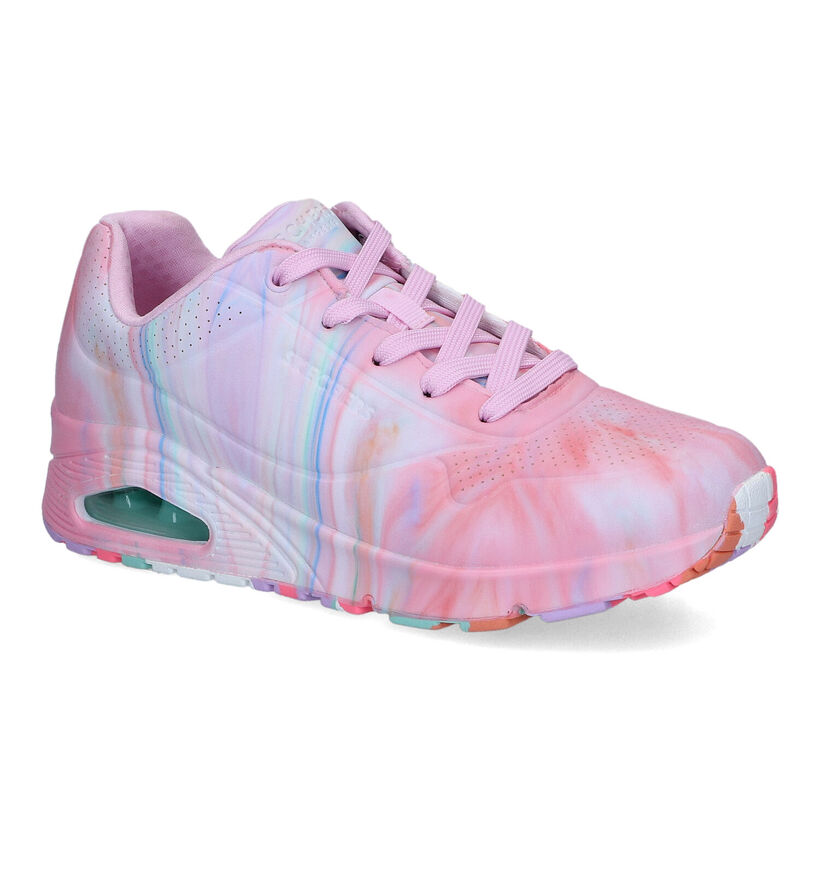 Skechers Uno Like Water Roze Sneakers voor dames (318182)
