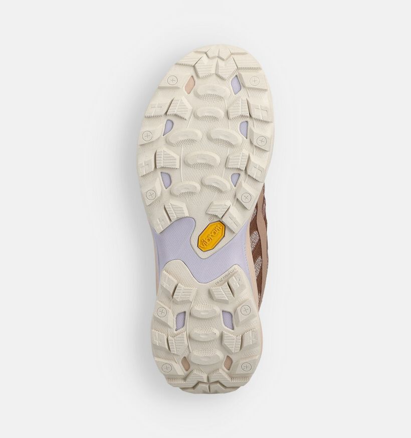 Merrell MOAB Speed 2 Bruine/Roze Wandelschoenen voor dames (363641) - geschikt voor steunzolen