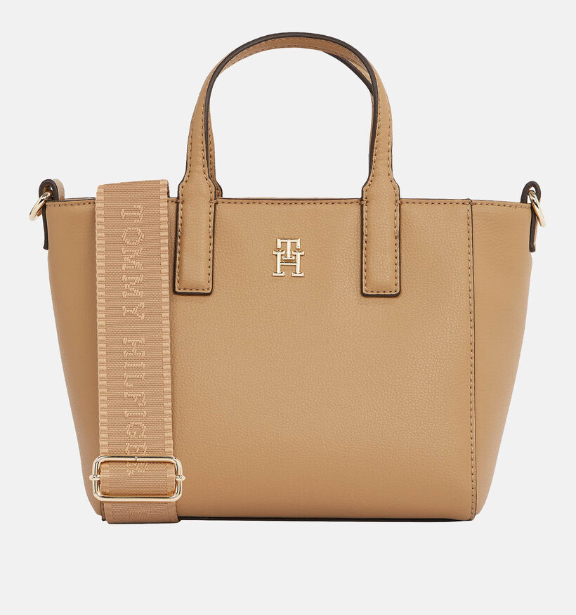 Tommy Hilfiger Soft Logo Mini Tote Sac à main en Camel pour femmes (349981)