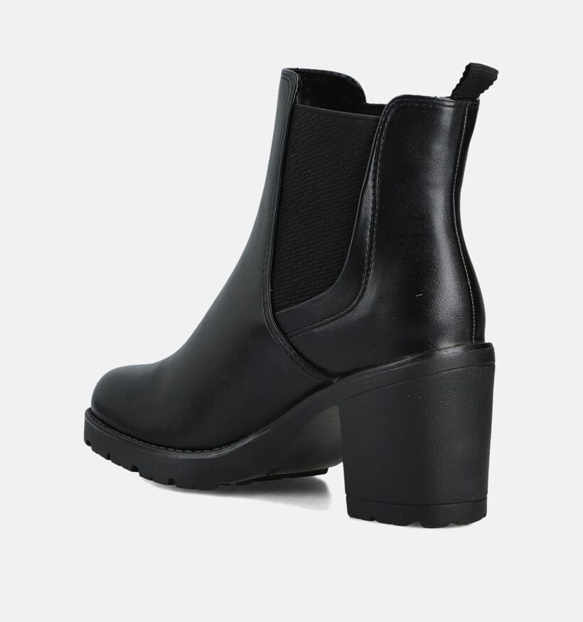 Marco Tozzi Bottines à talons en Noir pour femmes (362548) - pour semelles orthopédiques