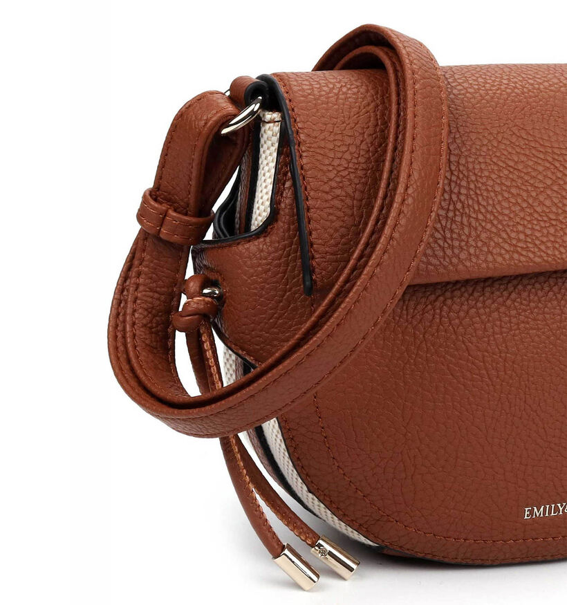 Emily & Noah Karoline Cognac Crossbody Tas voor dames (327504)