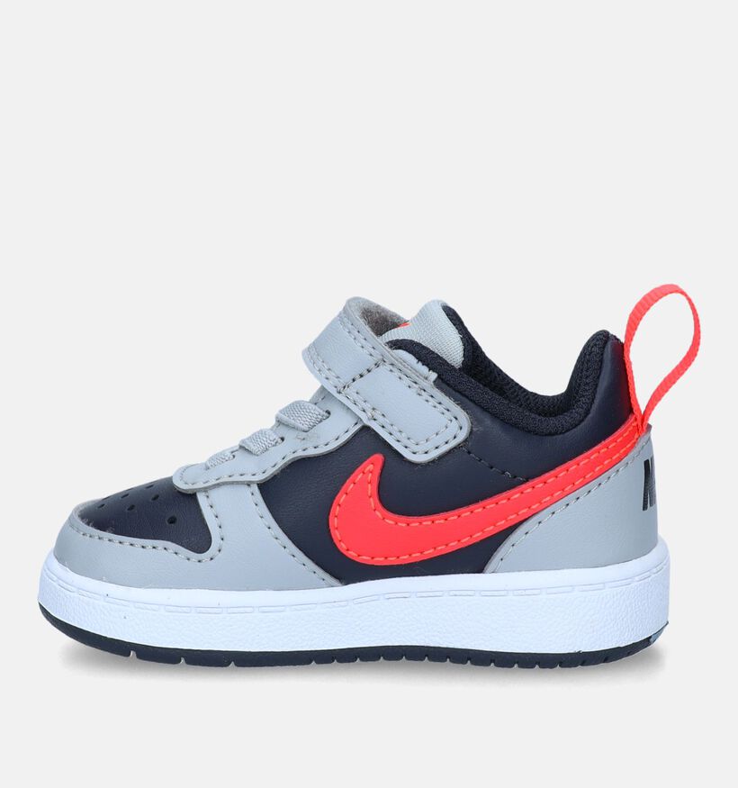 Nike Court Borough Low 2 TD Baskets pour bébé en Gris pour filles, garçons (332239)