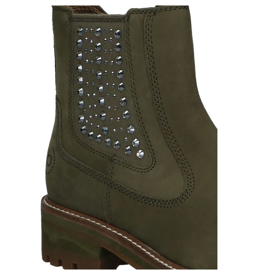 Bugatti Bottillons en Vert kaki en nubuck (223725)