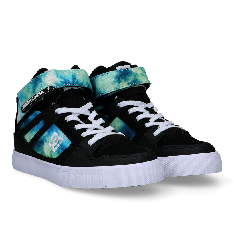 DC Shoes Pure High Top Baskets en Bleu pour garçons (334931)