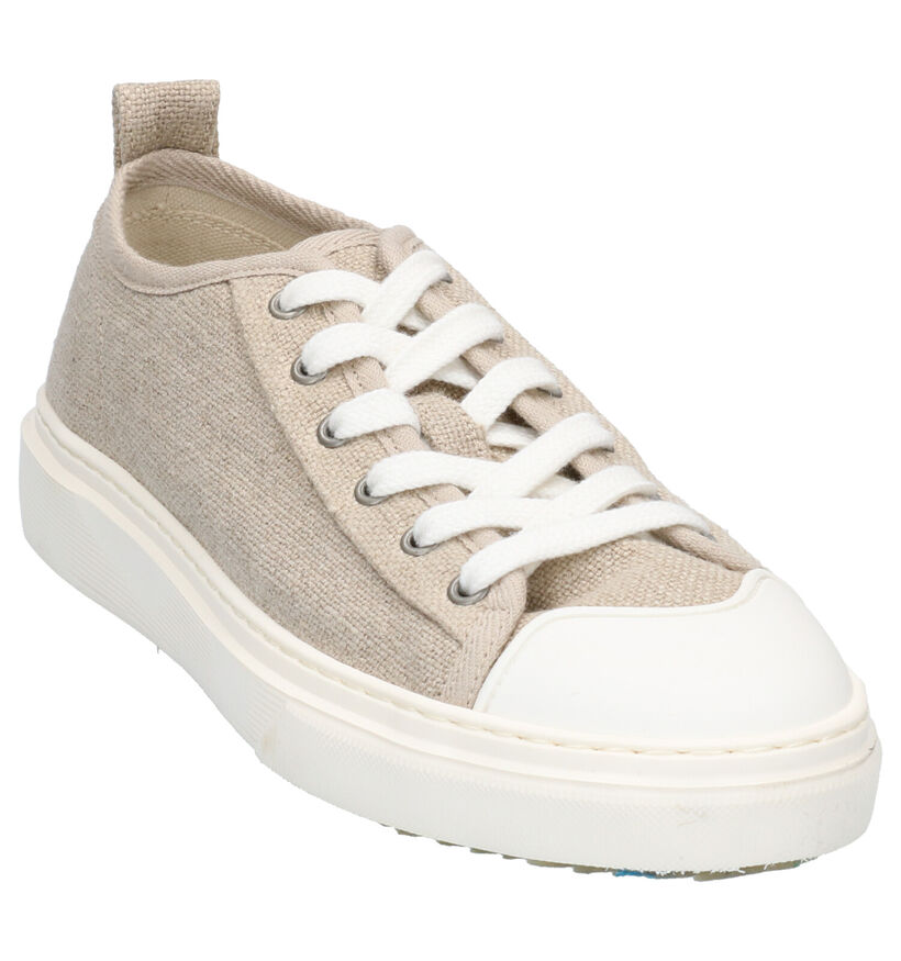 ZOURI Mahi Mahi Taupe Sneakers in stof (275068)