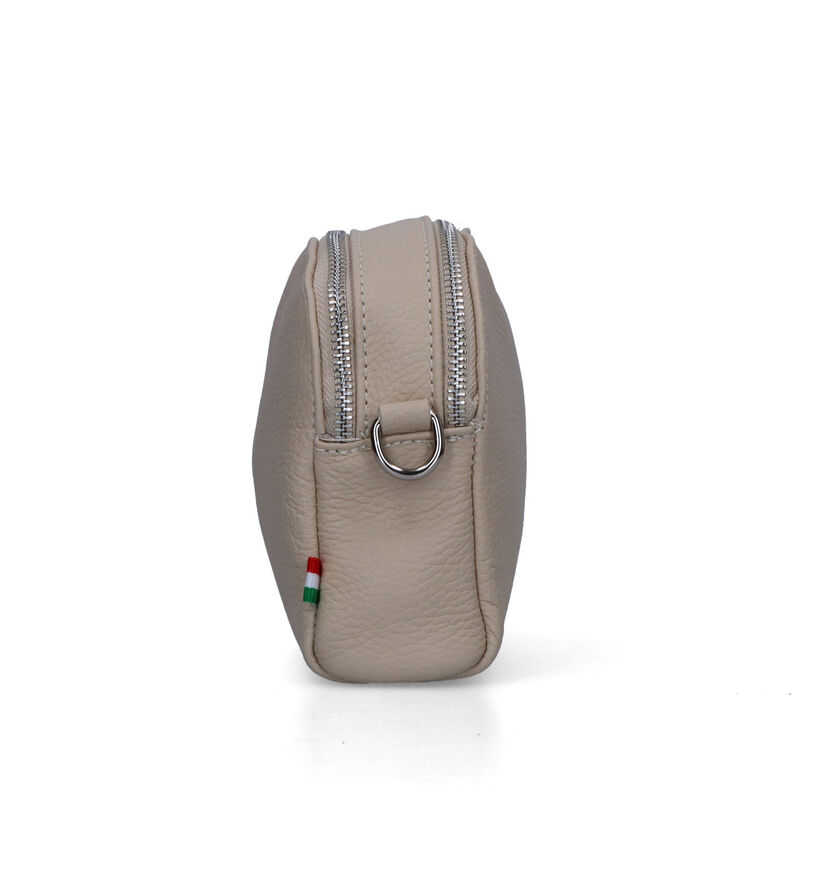 Time Mode Beige Crossbody Tas in leer (327474)