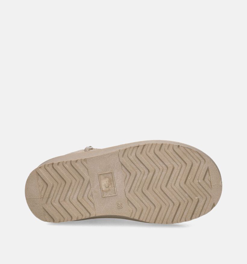 Braqeez Bottines Fourrées en Beige pour filles (359535)
