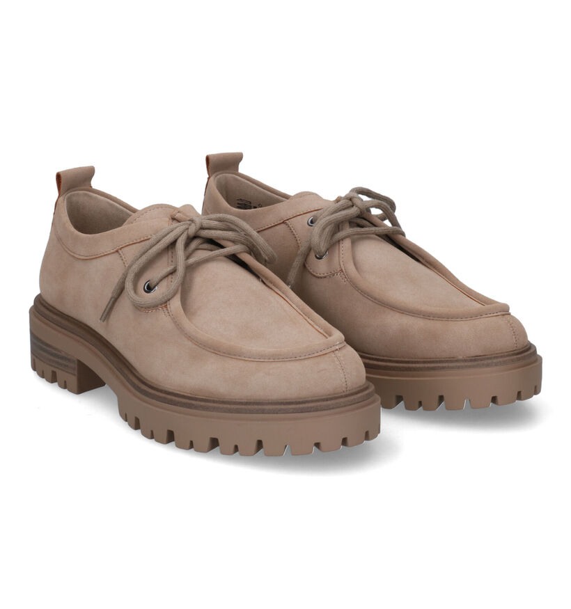 Tamaris Chaussures à lacets en Nude pour femmes (315402)