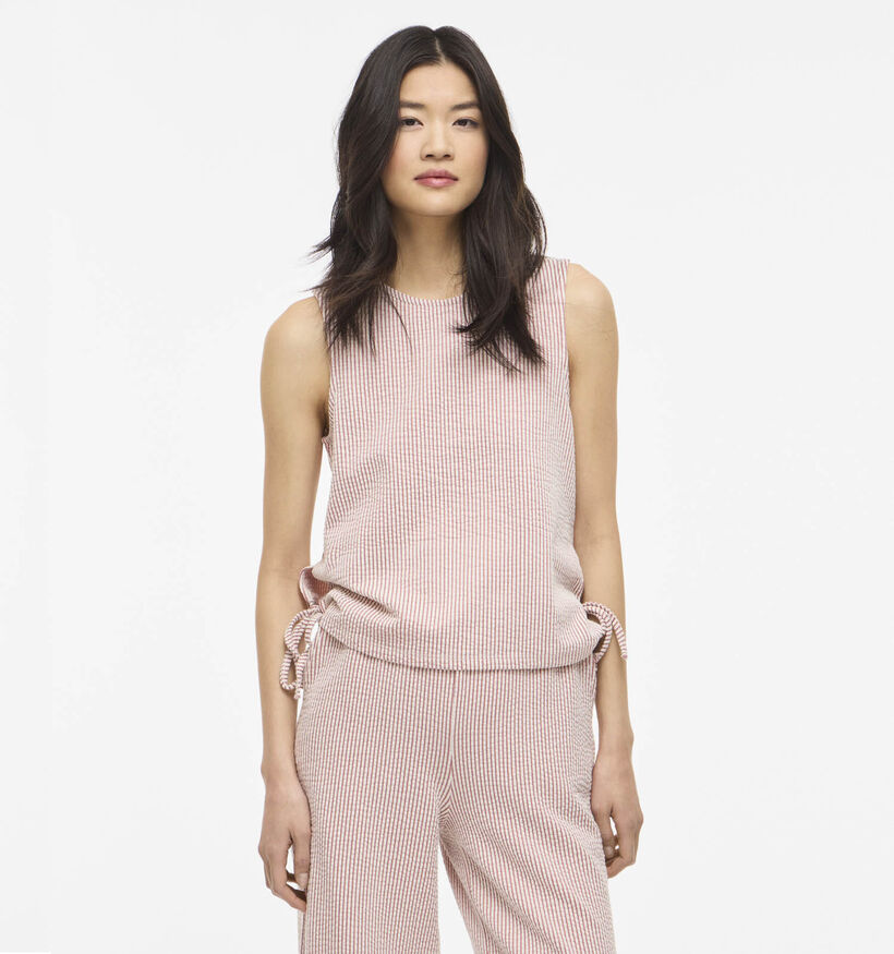 Vila Striplo Tie D&eacute;bardeur en Rose pour femmes (375529)