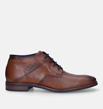 Geklede schoenen cognac