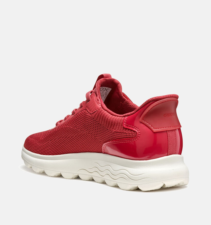 Geox Spherica Baskets en Rouge pour femmes (353782) - pour semelles orthopédiques