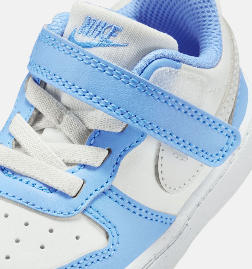 Nike Court Borough Low TD Blauwe sneakers voor meisjes, jongens (357362)