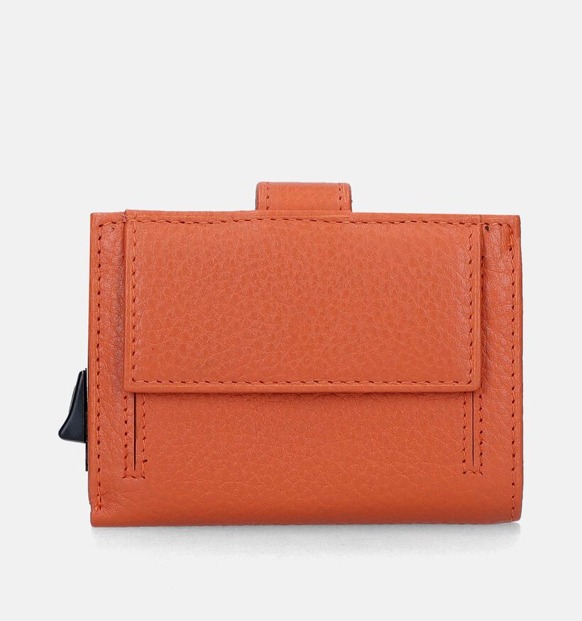 Crinkles Oranje Kaartenhouder voor dames (349880)