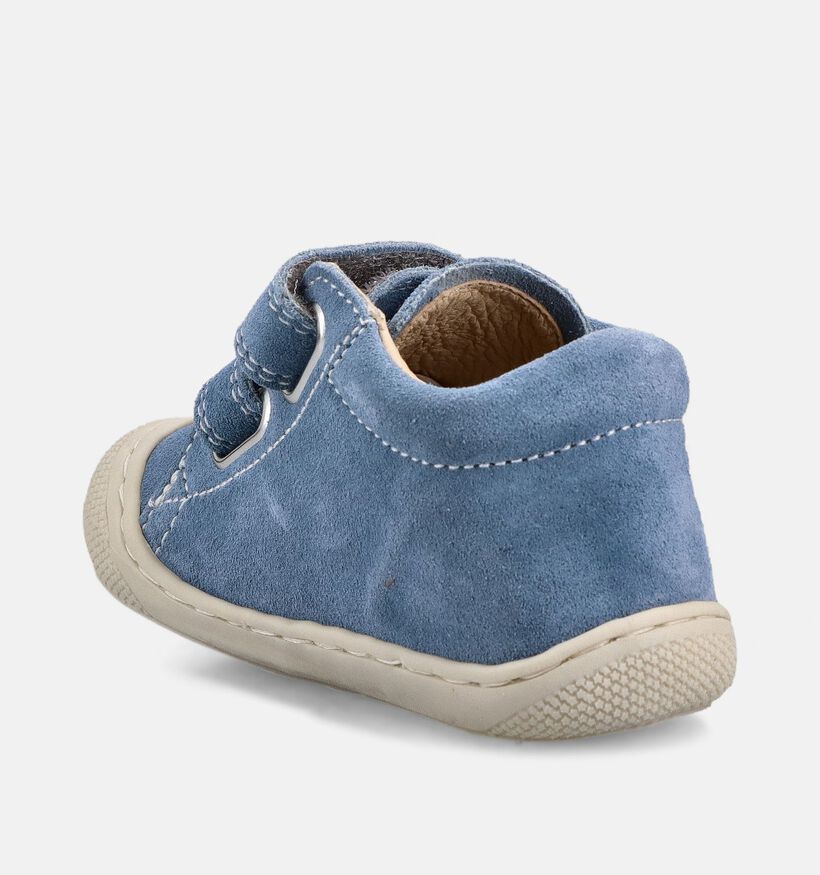 Naturino Cocoon VL Suede Lichtblauwe Schoenen voor meisjes, jongens (371637) - geschikt voor steunzolen