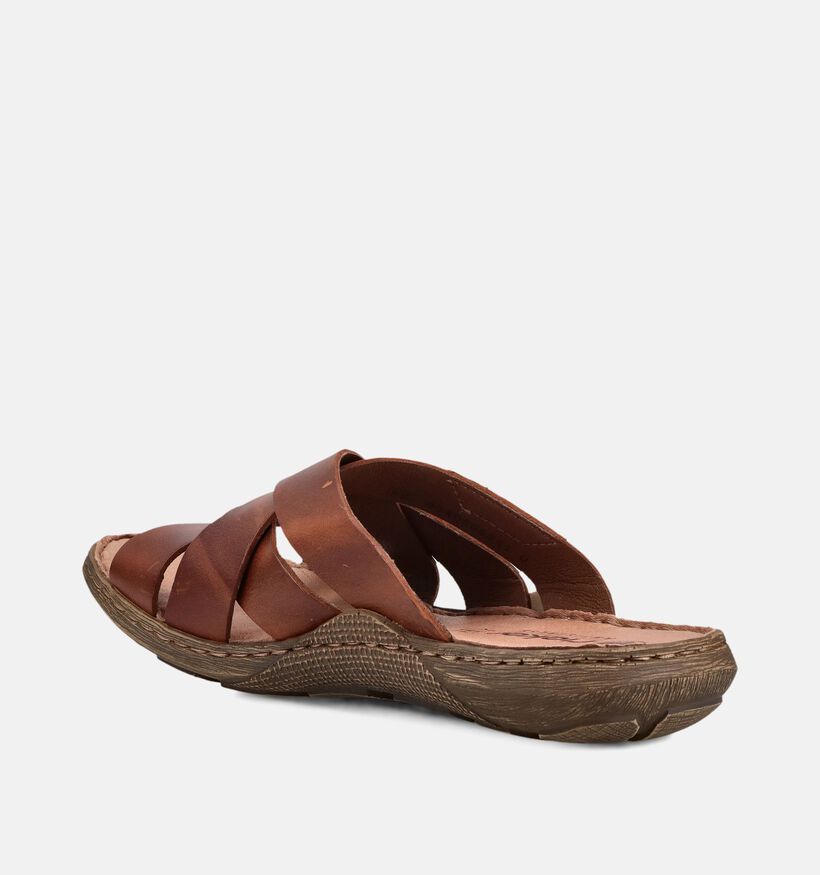 Rieker Nu-pieds en Marron pour hommes (370499)