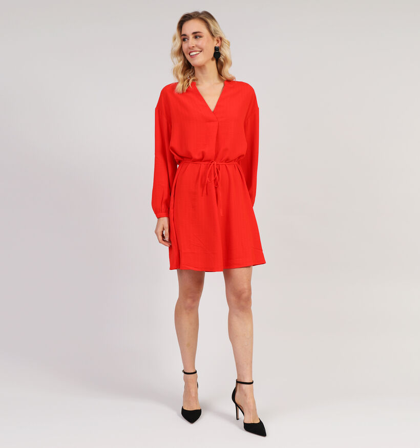 Vero Moda Valerie Rode Korte Jurk voor dames (352143)