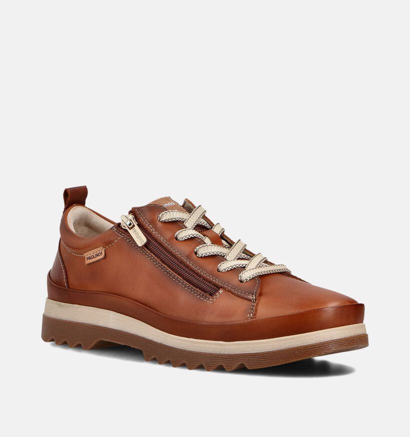 Pikolinos Vigo Chaussures à lacets en Cognac pour femmes (363857) - pour semelles orthopédiques